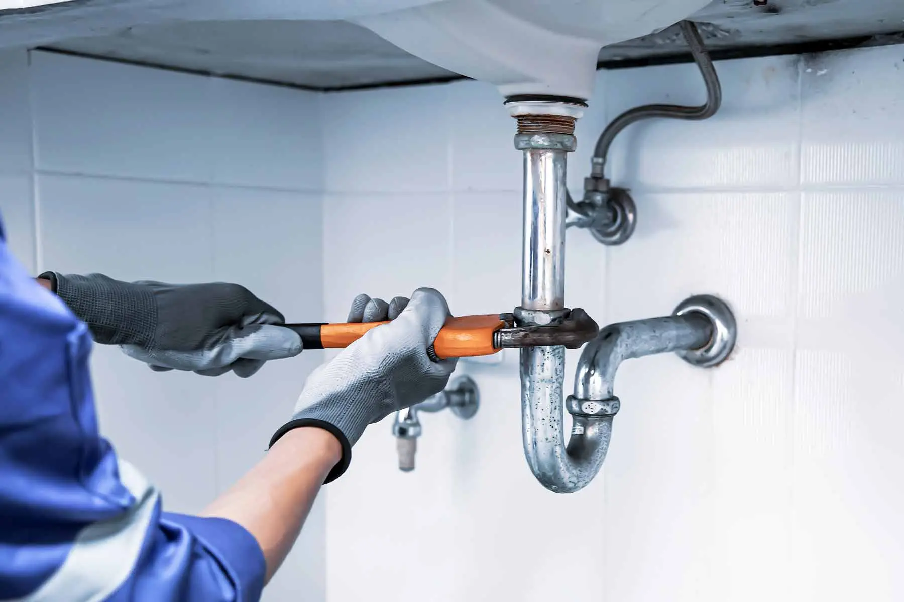 Emergency under sink plumbing repair in San Mateo County