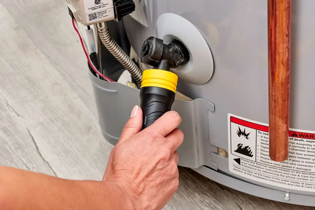 Residential water heater maintenance service in San Mateo CA