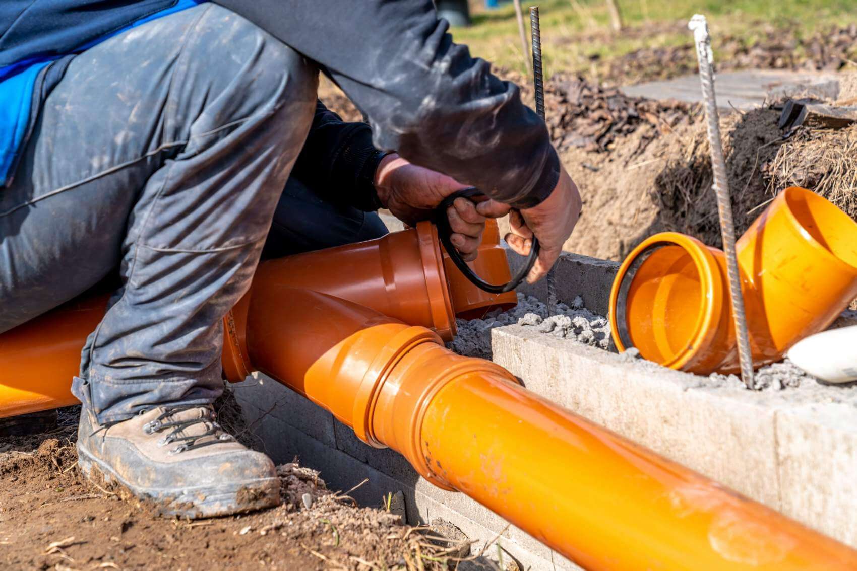 Underground sewer pipe installation service in San Mateo CA